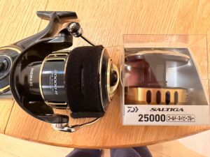 25 SALTIGA 20000-H と 25000交換スプール